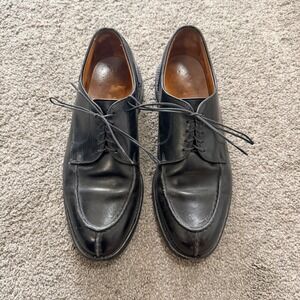Allen Edmonds Bradley Mens Black Leather Split Toe Derby Dress Shoes Made in USA
